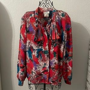 D’ Allaird’s Red Women’s Shirt Size 16